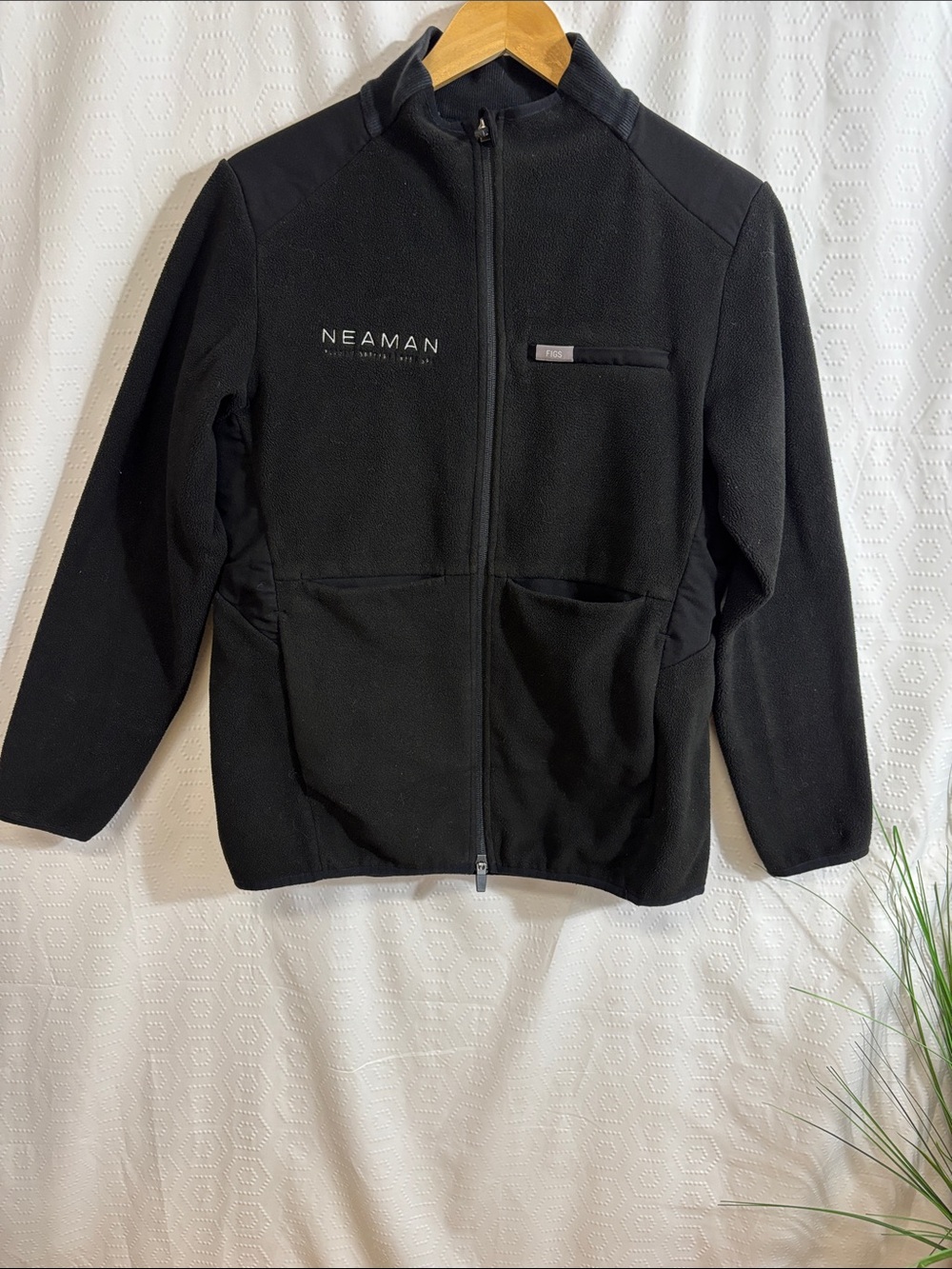 Figs Fleece zip up jacket